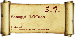 Somogyi Tímea névjegykártya
